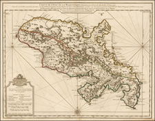 Caribbean Map By Guillaume De L'Isle