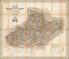 Czech Republic & Slovakia Map By Adolf Sommer