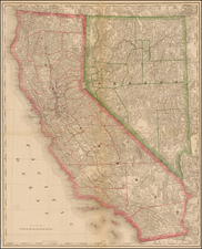 California Map By William Rand  &  Andrew McNally