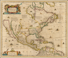 North America and California Map By Jan Jansson