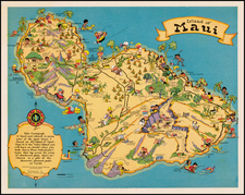 Hawaii and Hawaii Map By Ruth Taylor White