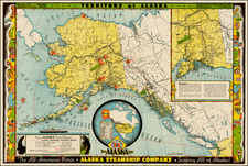 Alaska Map By Frank McCaffrey