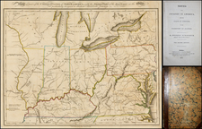 Mid-Atlantic and Midwest Map By Morris Birkbeck