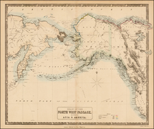 Polar Maps, Alaska and Canada Map By George Philip & Son