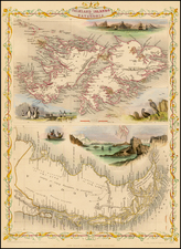 South America Map By John Tallis