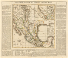 Texas, Southwest, Rocky Mountains and California Map By Carl Ferdinand Weiland