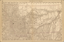 Plains and Rocky Mountains Map By Rand McNally & Company