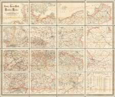 Poland, Czech Republic & Slovakia, Baltic Countries and Germany Map By Adolf Henze