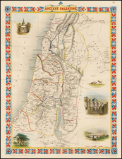 Holy Land Map By John Tallis