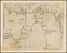 Central America Map By Antonio de Herrera y Tordesillas