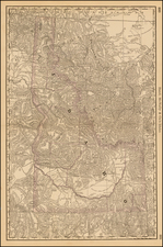 Rocky Mountains Map By William Rand  &  Andrew McNally