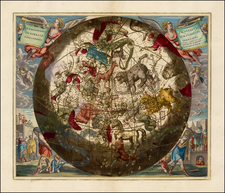 Celestial Maps Map By Andreas Cellarius