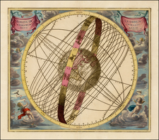 Eastern Hemisphere and Celestial Maps Map By Andreas Cellarius