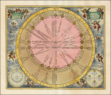 Celestial Maps Map By Andreas Cellarius