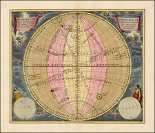 Celestial Maps Map By Andreas Cellarius