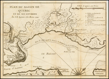 Canada Map By Jacques Nicolas Bellin