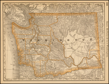 Washington Map By William Rand  &  Andrew McNally