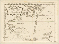 Australia Map By Jacques Nicolas Bellin