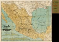 Mexico Map By Poates Engraving Company