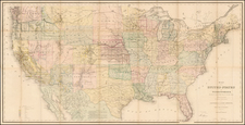 United States Map By U.S. General Land Office