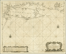 Mid-Atlantic Map By Arent Roggeveen / Jacobus Robijn