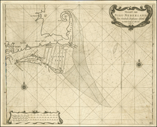 New England Map By Arent Roggeveen / Jacobus Robijn