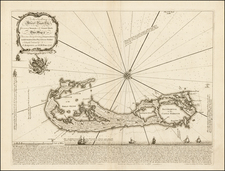 Atlantic Ocean and Caribbean Map By Clement Lempriere