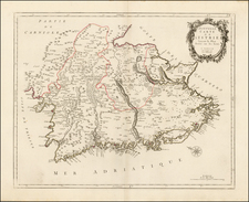 Nouvelle Carte de L'Istrie Suivant le Plan dresse sur les lieux . .  .1780