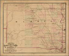 Plains Map By George F. Cram
