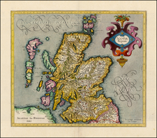 Scotland Map By  Gerard Mercator