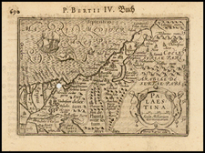 Holy Land Map By Barent Langenes