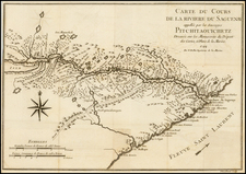 Canada Map By Jacques Nicolas Bellin