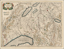 Europe and Switzerland Map By Willem Janszoon Blaeu