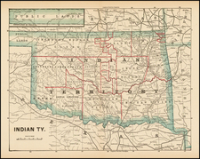 Plains Map By Standard Atlas of the World