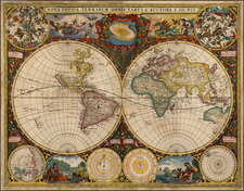 World and World Map By Frederick De Wit