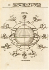 World, World, Celestial Maps and Curiosities Map By Lorenz Fries