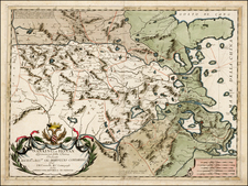 China Map By Vincenzo Maria Coronelli