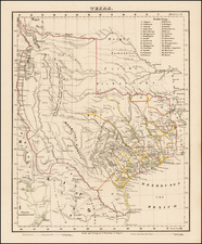 Texas Map By Carl Flemming