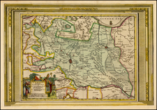 Netherlands Map By Pieter van der Aa