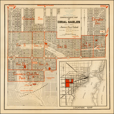 Florida Map By W. C.  Bliss