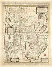 Argentina, Brazil and Paraguay & Bolivia Map By Giovanni Petroschi