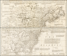 United States, New England, Mid-Atlantic, South, Southeast, Texas, Midwest, Plains, Southwest, North America and Canada Map By Thomas Bowen