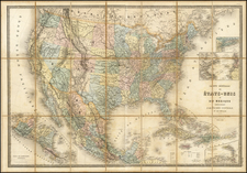 United States and Rocky Mountains Map By Eugène Andriveau-Goujon