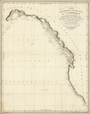 Alaska, California and Canada Map By George Vancouver