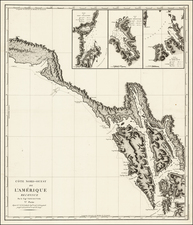 Alaska and Canada Map By George Vancouver