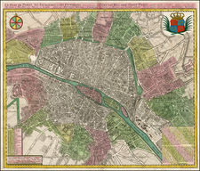 France Map By Matthaus Seutter