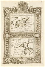 Midwest, Plains and Canada Map By Vincenzo Maria Coronelli