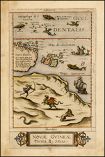 Australia and Other Pacific Islands Map By Cornelis de Jode