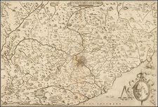 Southern Italy and Rome Map By Giovanni Francesco Camocio