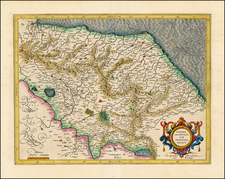 Italy Map By  Gerard Mercator